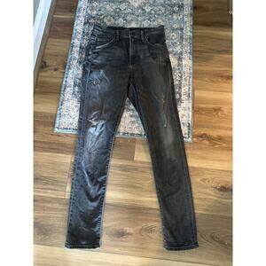 AGOLDE Claire denim. Size 24. Black/faded grey